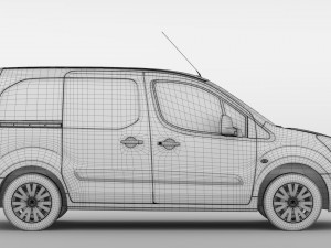 citroen berlingo van l1 2017 3Dモデル
