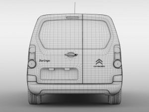 citroen berlingo van l1 2017 3Dモデル