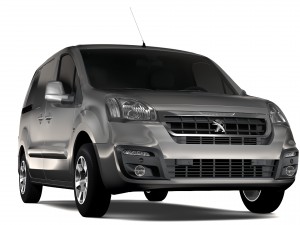 peugeot partner van l1 2slidedoors 2017 3Dモデル