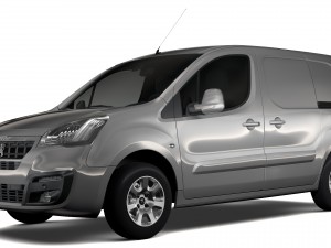 peugeot partner van l1 2slidedoors 2017 3D Model