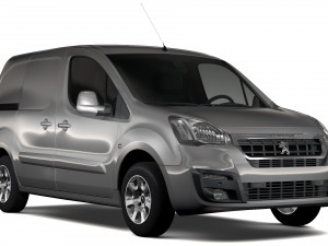 peugeot partner van l1 2slidedoors 2017 3D Model