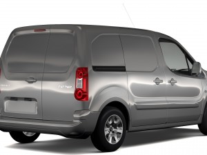 peugeot partner van l1 2slidedoors 2017 3D Model