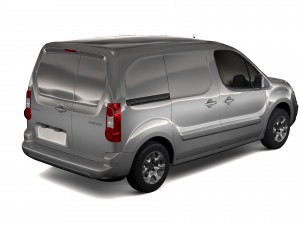 peugeot partner van l1 2slidedoors 2017 3D Model
