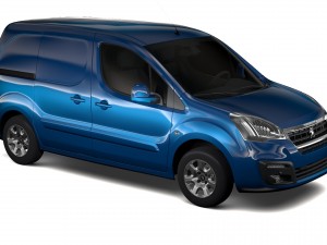 peugeot partner van l1 2017 3D 模型