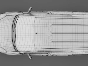 peugeot partner van l1 2017 3D Model