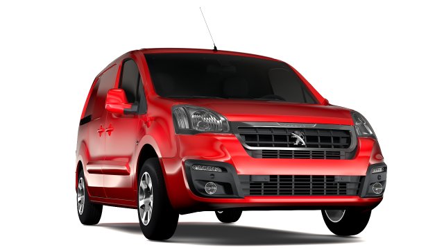 peugeot partner van l1 electric 2017 Modèle 3D .c4d .max .obj .3ds .fbx .stl .blend 