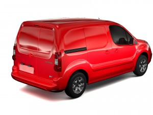 peugeot partner van l1 electric 2017 Modèle 3D