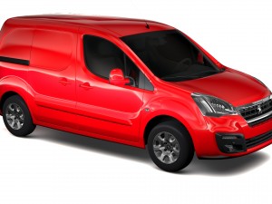 peugeot partner van l1 electric 2017 Modèle 3D