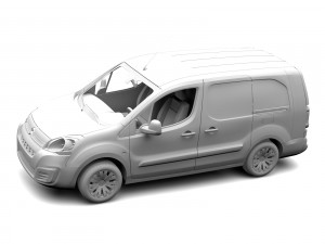 citroen berlingo van l2 2slidedoors 2017 Model 3D