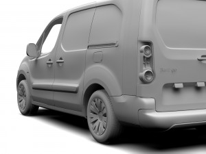 citroen berlingo van l2 2slidedoors 2017 Model 3D