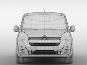 citroen berlingo van l2 2slidedoors 2017 Model 3D