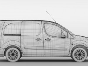 citroen berlingo van l2 2slidedoors 2017 Model 3D
