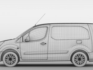 citroen berlingo van l2 2017 Modèle 3D