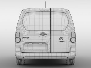 citroen berlingo van l2 2017 Modèle 3D