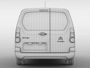 citroen berlingo van l2 2017 3D Model