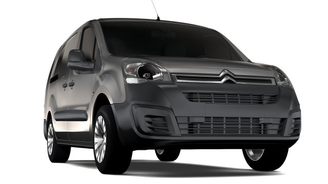 citroen berlingo van l2 full electric 2017 Modèle 3D .c4d .max .obj .3ds .fbx .stl .blend 