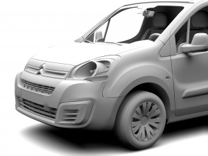 citroen berlingo van l2 full electric 2017 Modèle 3D