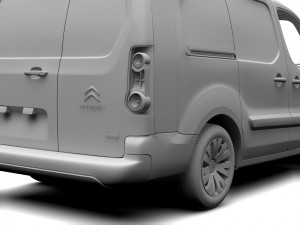 citroen berlingo van l2 full electric 2017 Modèle 3D
