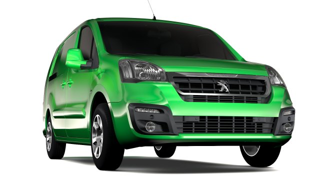 peugeot partner van l2 2slidedoors 2017 Modèle 3D .c4d .max .obj .3ds .fbx .stl .blend 