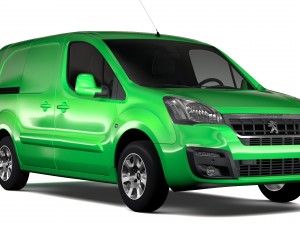 peugeot partner van l2 2slidedoors 2017 Modèle 3D