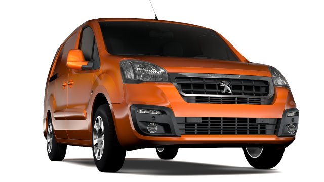 peugeot partner van l2 2017 3Dモデル .c4d .max .obj .3ds .fbx .stl .blend 