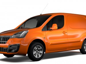 peugeot partner van l2 2017 3Dモデル