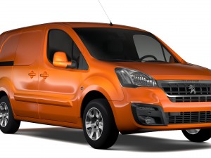 peugeot partner van l2 2017 3Dモデル