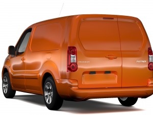peugeot partner van l2 2017 3Dモデル