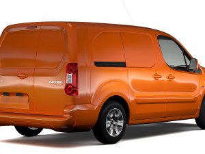 peugeot partner van l2 2017 3Dモデル