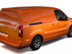 peugeot partner van l2 2017 3Dモデル