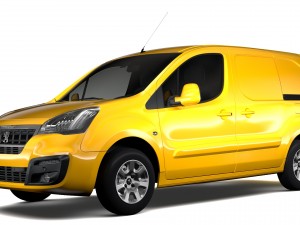 peugeot partner van l2 electric 2017 Modèle 3D