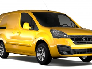 peugeot partner van l2 electric 2017 Modèle 3D