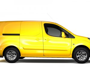 peugeot partner van l2 electric 2017 3D Model