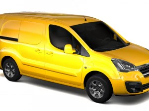 peugeot partner van l2 electric 2017 3D Model