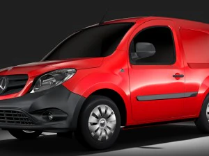 mercedes benz citan van l1 2017 Modelo 3D