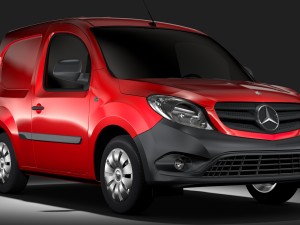 mercedes benz citan van l1 2017 3D Model