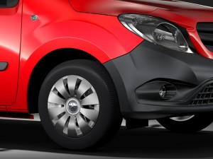 mercedes benz citan van l1 2017 3D Model