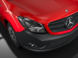 mercedes benz citan van l1 2017 Modelo 3D