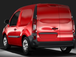 mercedes benz citan van l1 2017 3D Model