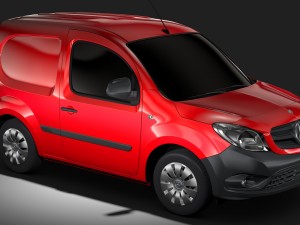 mercedes benz citan van l1 2017 3D Model