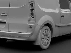 mercedes benz citan van l1 2017 Modelo 3D