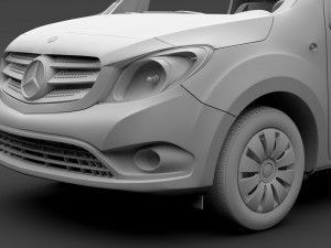 mercedes benz citan van l1 2017 3D Model