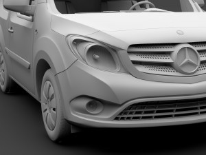 mercedes benz citan van l1 2017 3D Model