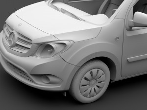 mercedes benz citan van l1 2017 3D Model