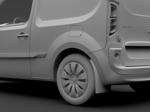 mercedes benz citan van l1 2017 3D Model
