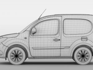 mercedes benz citan van l1 2017 Modelo 3D