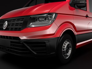 vw crafter chassi doublecab l3 2017 Modello 3D