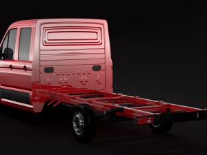 vw crafter chassi doublecab l3 2017 Modello 3D