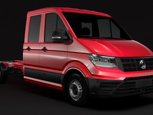 vw crafter chassi doublecab l3 2017 Modello 3D