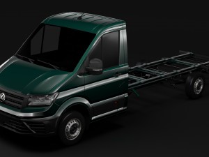 wv crafter chassi singlecab l3 2017 3D Model